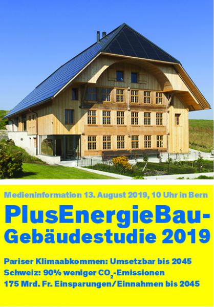 Medieninformation PlusEnergieBau (PEB) - Gebäudestudie 2019